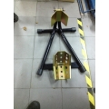 Cavaleto Suporte Roda Mota Preto