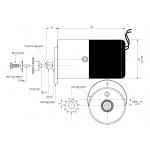 Alternador 12V para BSA A7 e A10. Com Polia e correia V