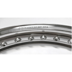 Aro Roda 19"x1.85 40 Furos BSA Q/D WM2 Trás British Chrome Aro Roda 19"x1.85 40 Furos BSA Q/D WM2 Trás British Chrome