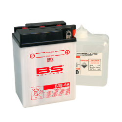 Bateria 6V B38-6A 12 Ah c/ácido  BS
