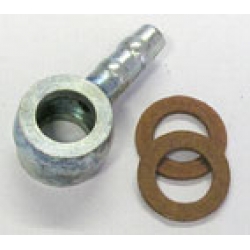 Banjo Simples Amal Direito  42-8075B Furo10/tubo6.38mm