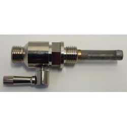 Torneira Gasolina 1/4x1/4 Rodar Red. Cone Latao Niq. Torneira Gasolina 1/4x1/4 Rodar Red. Cone Latao Niq.