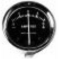 Amperimetro Lucas 1.75" Aro Crom.Fundo preto -8-0+8
