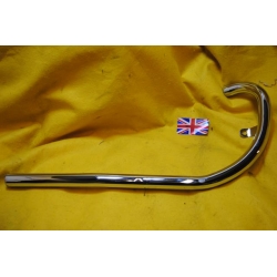 Curva escape Royal Enfield Bullet C/Susp Tras 1956 Cromada