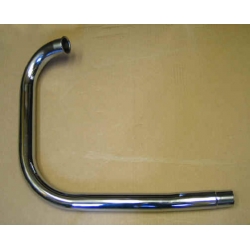 Curva escape Norton Modelo 7 Cromada Par