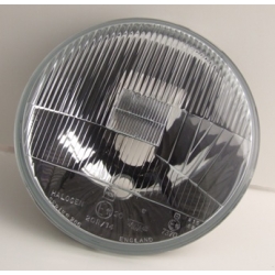 Óptica Farol 7" Wipac Orig. E Type para L/H Drive c/Min Óptica Farol 7" Wipac Orig. E Type para L/H Drive c/Min