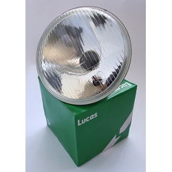 Óptica Lucas 7" H4 RH c/ Min e marca E LU26570083 Óptica Lucas 7" H4 RH c/ Min e marca E LU26570083